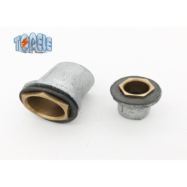 BS Electrical Conduit Malleable Iron Flanged Coupling With Washer And Brass Bush