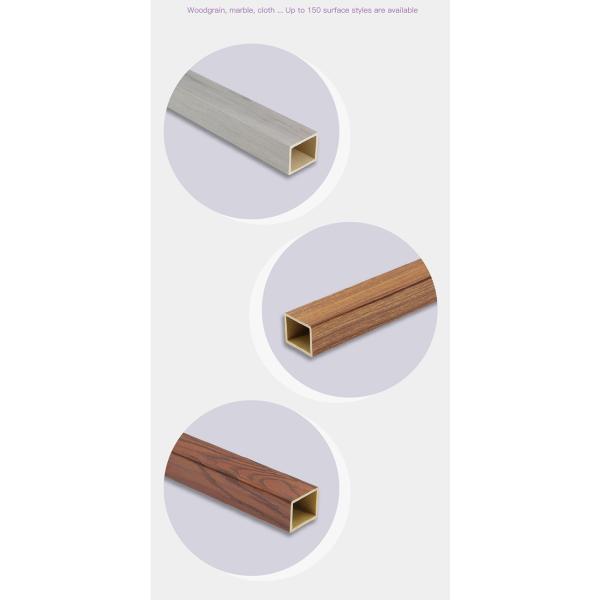 ODM OEM трубки тимберса превосходного удерживания крытый WPC цвета доступный