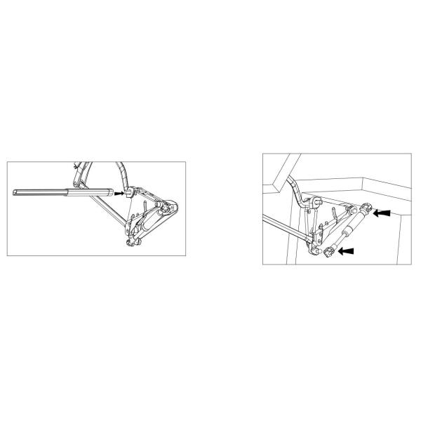 Амортизировать поступательный/поддержка подъема двери шкафа подъема пандуса без шума