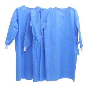 O funcionamento descartável do hospital veste o vestido cirúrgico resistente
