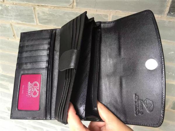 Authentic Stingray Skin  Closure Female Large Flower Purse Wallet Genuine Leather Lady Phone Clutch Women Card Holder
