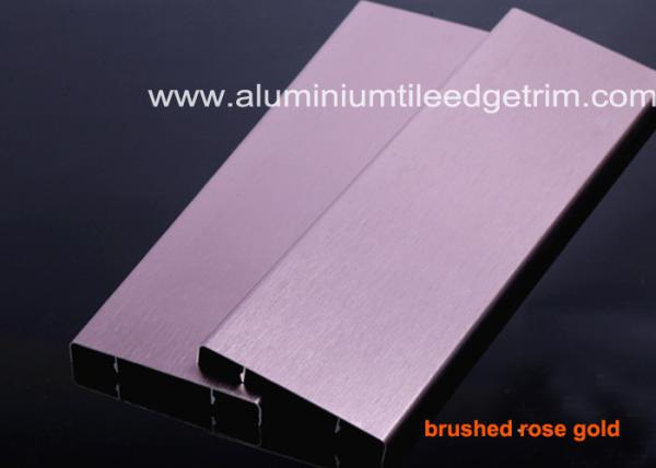 Durable Brushed Aluminium Skirting Perth / Board 60mm Height House Decoration