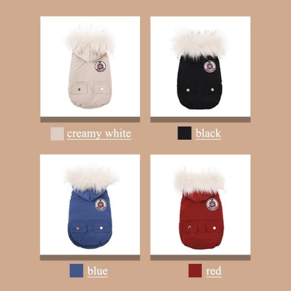 Warm Comfortable Dog Sweater 2 Layers Fleece Lined Classic Knitted Winter Pet Apparel