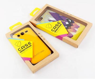 Custom Made Kraft Paper Packaging Boxes / Phone Brown Kraft Gift Boxes
