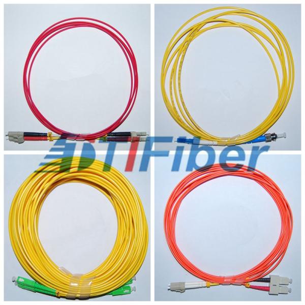 СТ/ПК - СТ/ПК Мултиноде 50/125 куртка апельсина соединительного кабеля оптического волокна ЛСЗХ