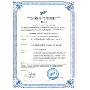 JIANGXI HUAZHIJUN TECHNOLOGY CO., LTD Certifications