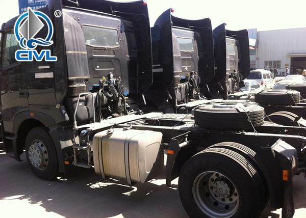 371HP 380HP 420HP 40 ton HOWO 4X2 6X4 6X6 Heavy Duty Truck , Tractor Truck,EURO III Prime Mover Truck , Wild Black, Red