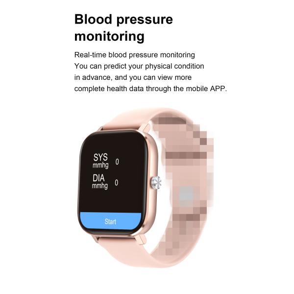 DT46 Smartwatch IP67 IPS 1.75 inch Sport Touchscreen  4 Pin Silicone Band