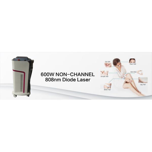 Non Channel Handles Laser Hair Removal Beauty Machine , Painless Hair Removal Machine 810nm