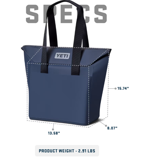 20L Insulated Tote Bag Easy-to-clean, food safe material