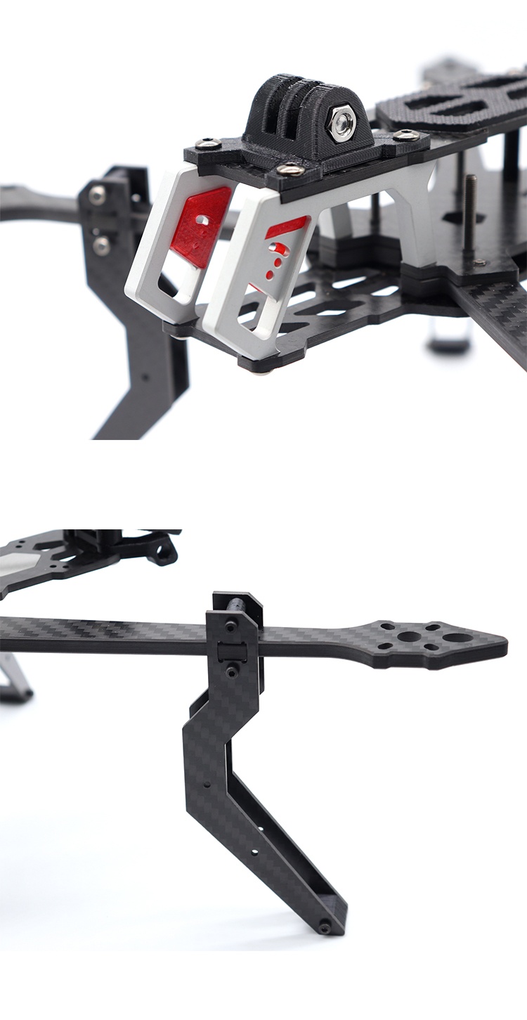 Cloud-290 7-Inch FPV Traversing Drone 4K Resolution Long-Distance Carbon Frame Tripod Electric Launcher Installation Plastic