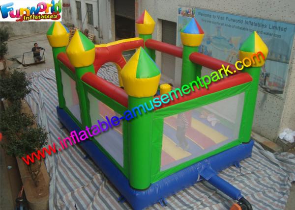 A casa inflável personalizada do salto fortifica com PVC para exterior, quintal, escola
