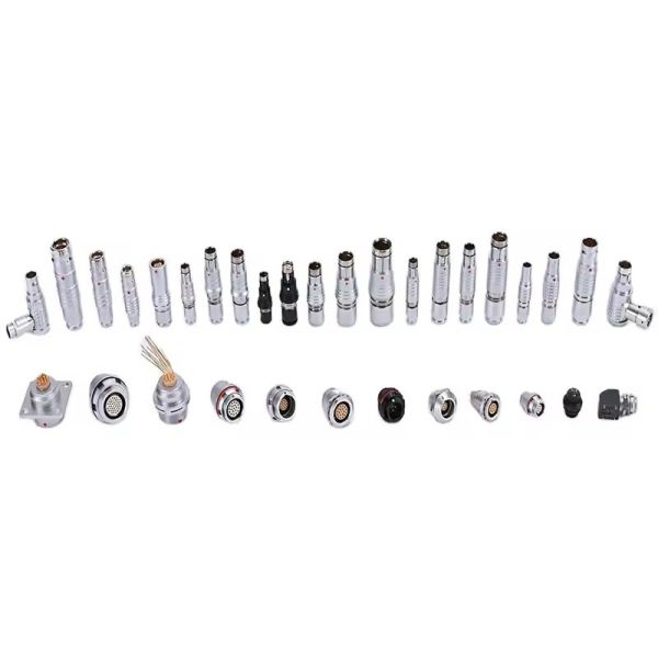 Compatible LEMO FGG EGG 2B circular connectors Male And Female With Customized Cable Assmebly Manufacturer