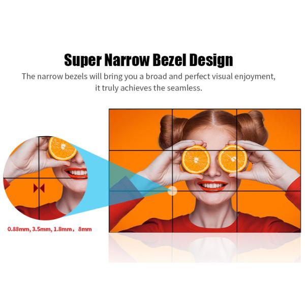шатон 500cd/M2 D-LED 3.5mm СДЕЛАЛ стену дисплея LCD