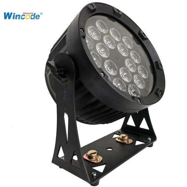 IP65 防水 LED パールアップライト 180W RGBWA+UV 6イン1 DMX-512/RDM 16ビット PWM 1000Hz