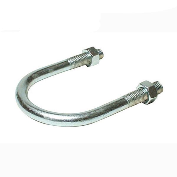 Automotive / Retail Metric 75mm M12 U Bolt , Zinc Plated U Bolts