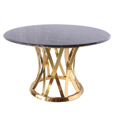 Moderno simples estilo de luxo de luxo de mármore rectangular mesa de jantar conjunto para mesa e cadeira de mobiliário de sala de jantar