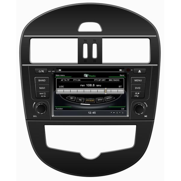 Ouchuangbo S100 Car Navigation GPS Video for Nissan Tiida 2012 with Bluetooth DVD Radio SP Rearview