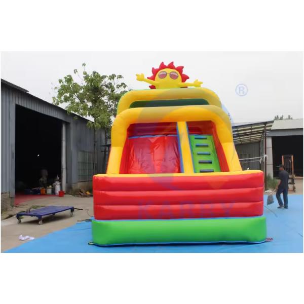 CE EN14960 Certified Inflatable Bouncy Castle With Slide and Swimming Pool for Children