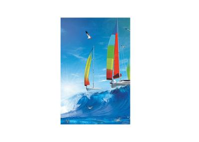 Imagem da aleta 3 do GV em cartões de um 3D nome Lenticular da polegada 3D do cartão 3.5x2
