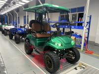 Carrinho de golfe elétrico off-road de 4 lugares com iluminação de tabuleiro