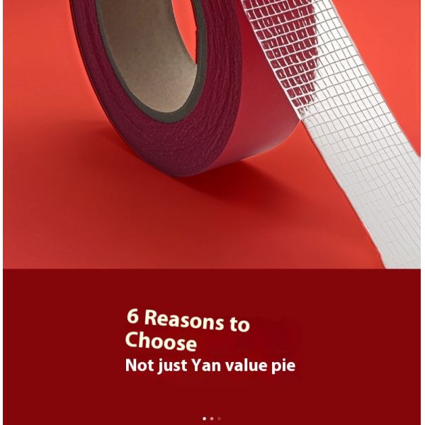 Super Sticky Double-Sided Tape Year Snake Spring Festival Couplets Easy-To-Tear Cloth-Based Mesh Traceless Adhesive Paper Film