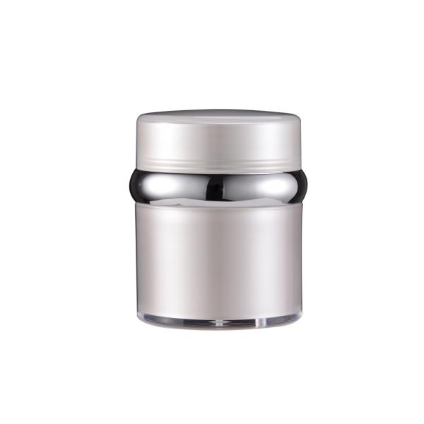 Frasco cosmético vazio plástico SR-2357 do creme de corpo dos cuidados com a pele PMMA da beleza