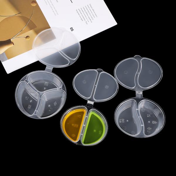 Disposable Transparent Cup with Lid Packaging Box Keep Your Spicy Sauce and Juice Fresh