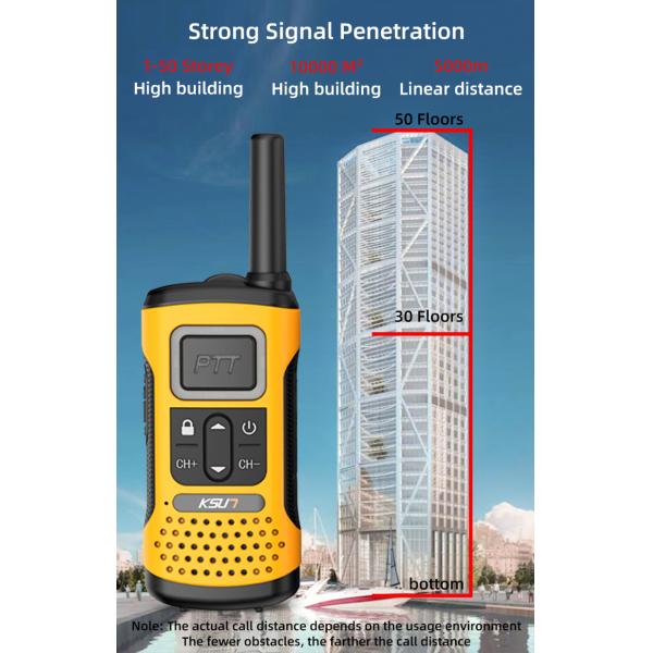 Handheld UHF KSUN GZ32 PMR FRS License Free Two Way Radio with Clone Decoding Function