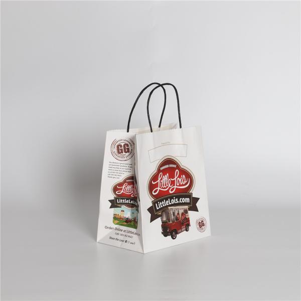 Handle Printed Kraft Paper Bags