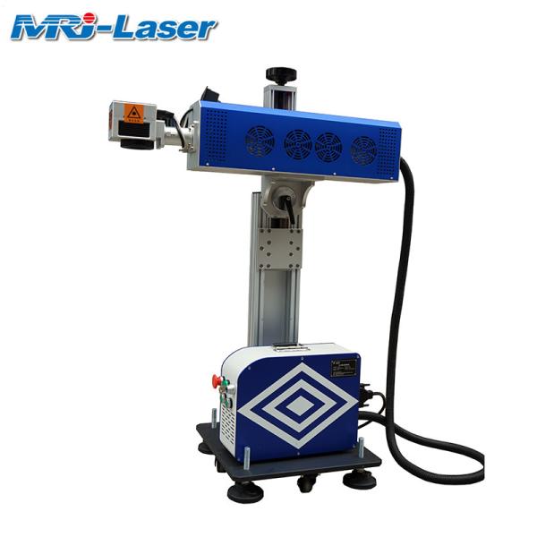 Máquina de gravura do laser 30W refrigerar de ar para o pacote exterior do plástico/alimento