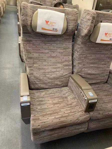 EN45545 personalizou o trem Seat cobre o poliéster 500PCS
