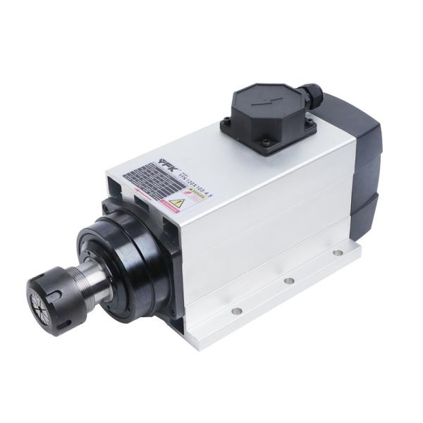 18000 Rpm 4.5KW Flange Air Cooled Square Spindle Motor for CNC Engraving Wood Lathe