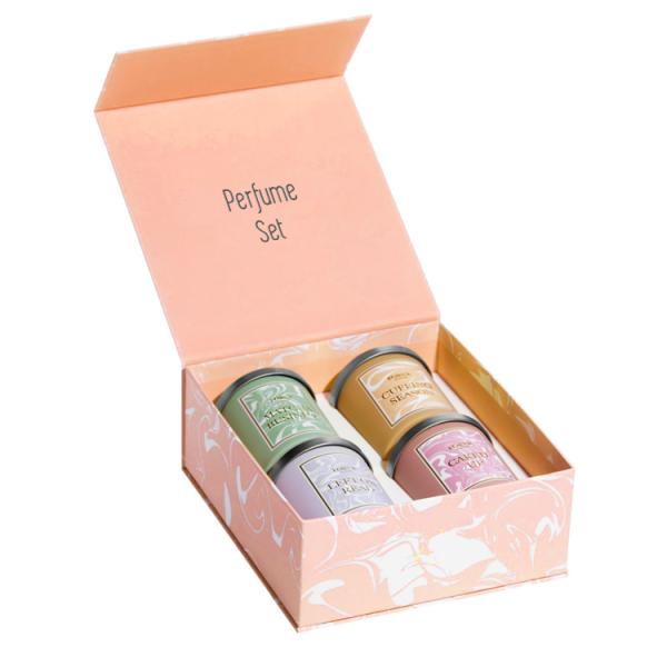 Les bougies votives boîtes en papier cadeau avec une forme personnalisée