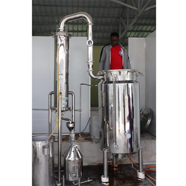 Stainless Steel Distillation Equipment for Rose and Lavender Essential Oil Extraction Depend on Model