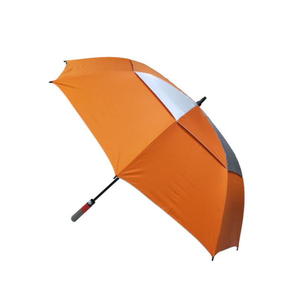 Respiradouro do guarda-chuva do golfe das duplas camada forte com Logo Prints