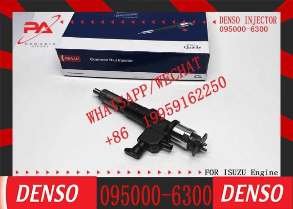 Nuevo inyector de tren común de alta calidad, motor diesel, inyector de combustible, ensamblaje de boquilla 095000-6300 1153004360 para motor 6WG1