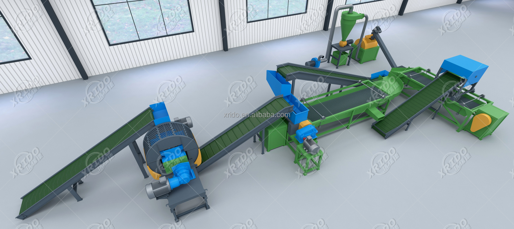 Industrial Automatic Tire Shredder 380V/50HZ with 12 Months Warranty and 2200kg Weight for Waste Tire Recycling