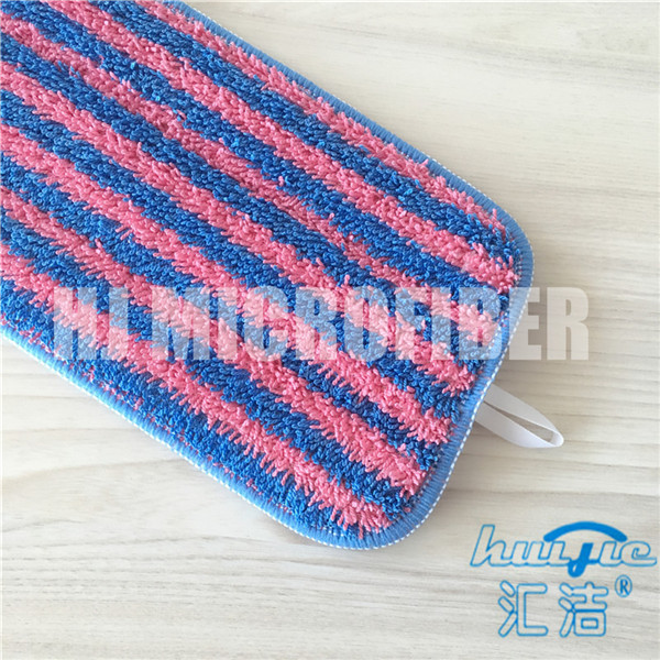 80% Polyester and 20% Polyamide Microfiber Wet Mop Pads / Microfiber Floor Mop