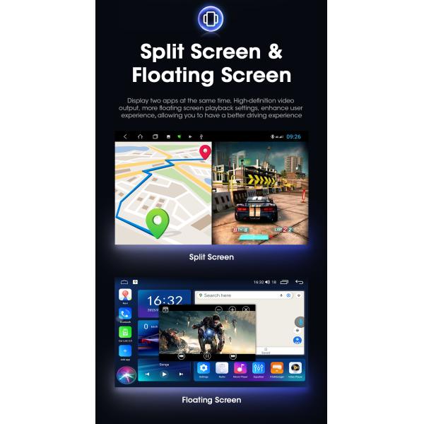 Прямая продажа Android 11.0 Автомобильный радио мультимедийный плеер для Nissan Toyota Kia Honda Lada
