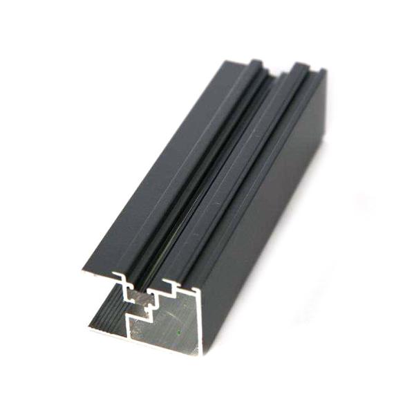 OEM 0.8mm Black Anodized Aluminum Door Profiles