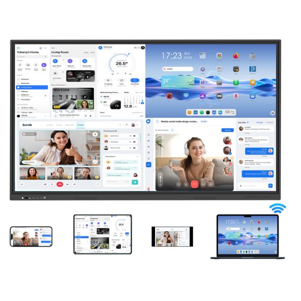 Multi Touch Smart Board Interactive Whiteboard Flat Panel 55