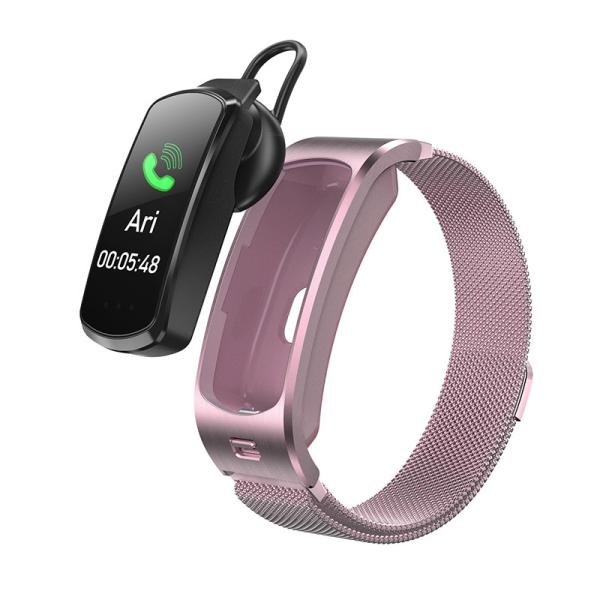 0.96inch Health Sleep Tracker IP66 90MAH Smart Call Bracelet Exercise Dustproof Watch