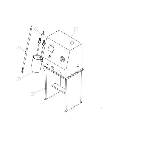 морской прибор Wbtd-1100 теста вентиля горючего 40ML/Cycle принимает цифровой дисплей