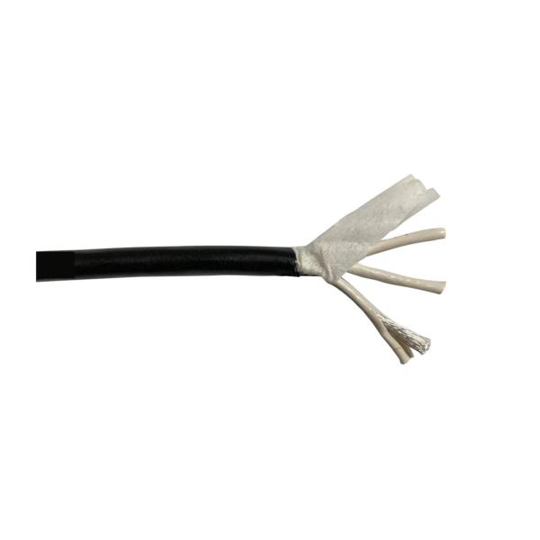 Черные кабели изоляции PUR PVC цвета пылают - retardant кабель