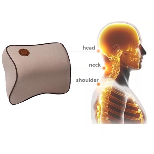 Car Lumbar Support Back Cushion Headrest Neck Pillow Kit for Seat Cushion Memory Foam