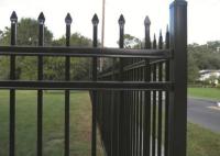 Clôture décorative en aluminium revêtue de puissance hauteur 1,5 m