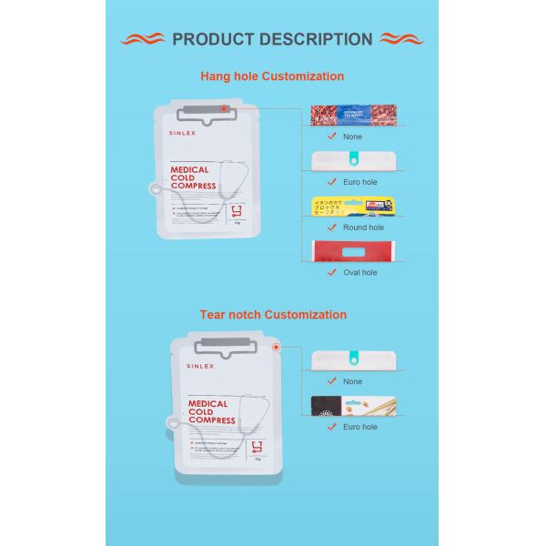 Anti Transparent Aluminum Foil Lined Bags Stand Up Special Shaped