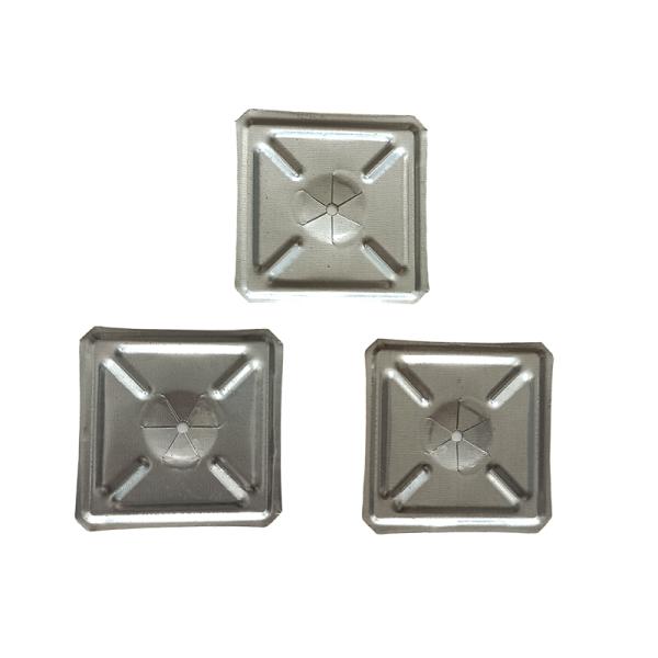 Stainless Steel Insulation Square Self Locking Washers For Insulation Pin