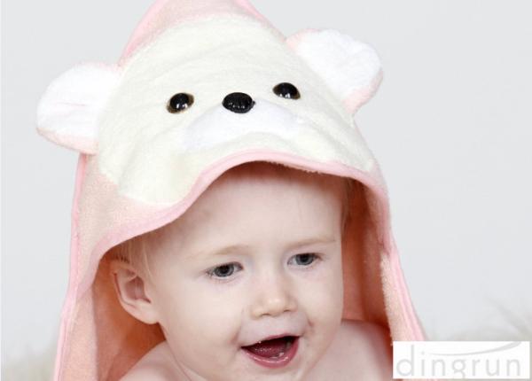 Comfortable Warm Baby Hooded Towels To Wrap / Dry Baby DR-BHT-02